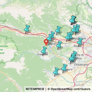 Mappa Viale dei Tigli, 10051 Avigliana TO, Italia (9.2795)