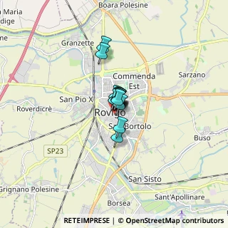 Mappa Via Renato Otello Pighin, 45100 Rovigo RO, Italia (0.55429)