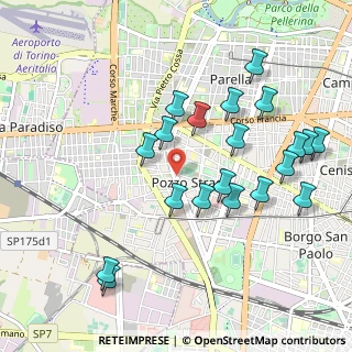 Mappa Corso Filippo Brunelleschi, 10141 Torino TO, Italia (1.0375)