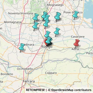 Mappa Via Guido Cavaglieri, 45100 Rovigo RO, Italia (12.64556)