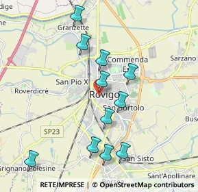 Mappa Via Argia Castiglioni Vitalis, 45100 Rovigo RO, Italia (1.95091)