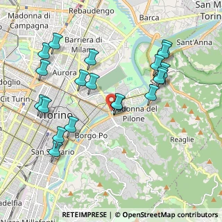 Mappa Ciclostrada Torino - Venezia VENTO, 10153 Torino TO, Italia (2.1225)