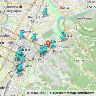 Mappa Ciclostrada Torino - Venezia VENTO, 10153 Torino TO, Italia (2.24933)