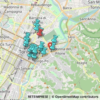 Mappa Ciclostrada Torino - Venezia VENTO, 10153 Torino TO, Italia (1.574)