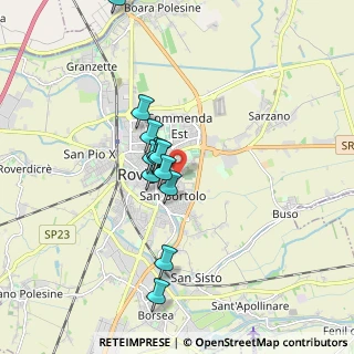 Mappa Via Beata Maria Chiara, 45100 Rovigo RO, Italia (1.43833)