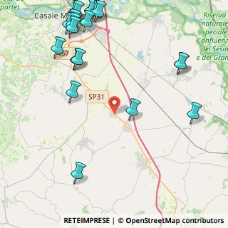 Mappa SS 31 km 33+205, 15040 Occimiano AL (6.036)