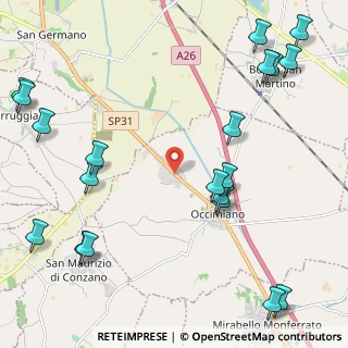 Mappa SS 31 km 33+205, 15040 Occimiano AL (3.0045)