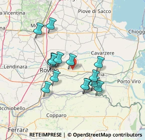 Mappa Via R. Andreotti, 45010 Villadose RO, Italia (11.82667)