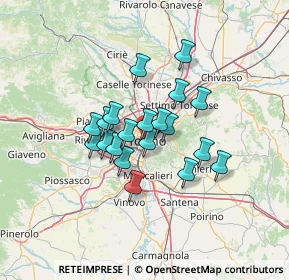 Mappa 10121 Torino TO, Italia (9.7665)