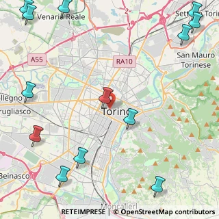Mappa 10121 Torino TO, Italia (6.88769)