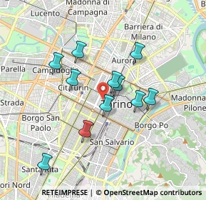 Mappa 10121 Torino TO, Italia (1.53727)