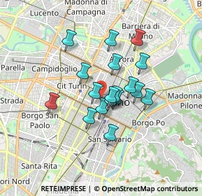 Mappa 10121 Torino TO, Italia (1.26556)