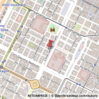 Mappa Via Ettore de Sonnaz, 21, 10122 Torino, Torino (Piemonte)