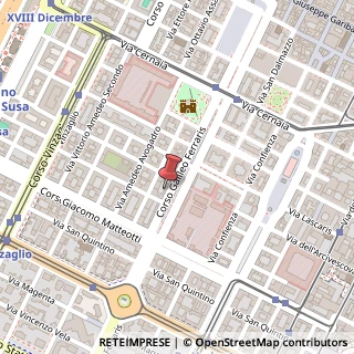 Mappa Corso Galileo Ferraris, 18, 10121 Torino, Torino (Piemonte)