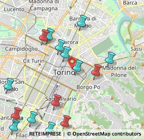 Mappa Via Monteu da Po, 10132 Torino TO, Italia (2.54333)