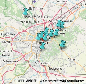 Mappa Via Monteu da Po, 10132 Torino TO, Italia (4.66667)
