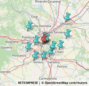 Mappa Via Monteu da Po, 10132 Torino TO, Italia (8.82267)
