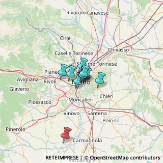 Mappa Via Monteu da Po, 10132 Torino TO, Italia (9.84909)