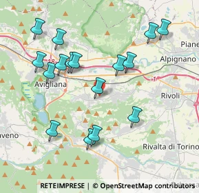 Mappa Strada degli Abay, 10090 Buttigliera Alta TO, Italia (4.0725)