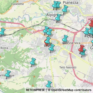 Mappa Piazza S. Rocco, 10098 Rivoli TO, Italia (2.9885)
