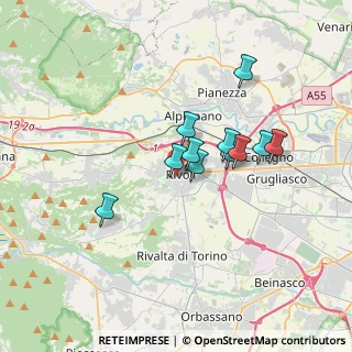 Mappa Piazza S. Rocco, 10098 Rivoli TO, Italia (2.65818)