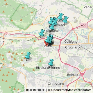 Mappa Via San Rocco, 10098 Rivoli TO, Italia (2.31)