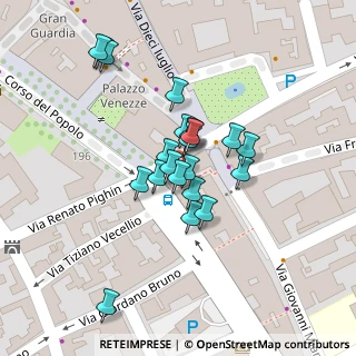 Mappa Corso del Popolo incrocio, 45100 Rovigo RO, Italia (0.01818)