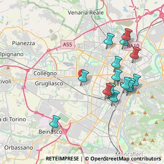 Mappa Via Quinto Bevilacqua, 10141 Torino TO, Italia (4.33267)