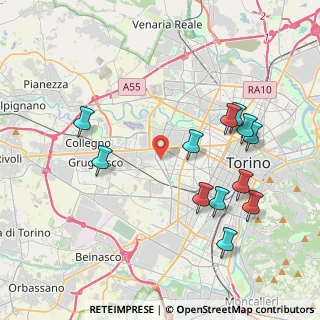 Mappa Via Quinto Bevilacqua, 10141 Torino TO, Italia (4.26917)