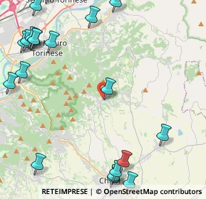 Mappa Via Roma, 10020 Baldissero Torinese TO, Italia (6.418)