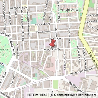 Mappa Via Chambery,  77, 10142 Torino, Torino (Piemonte)