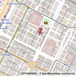 Mappa Via Ettore de Sonnaz, 17, 10121 Torino, Torino (Piemonte)