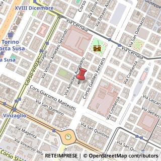 Mappa Via Ottavio Revel, 17, 10121 Torino, Torino (Piemonte)