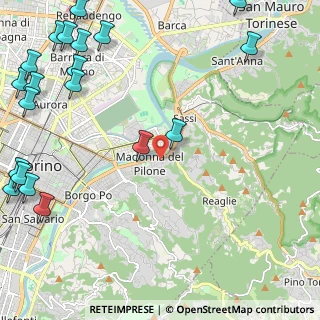 Mappa Via Giovanni Boccaccio, 10132 Torino TO, Italia (3.499)