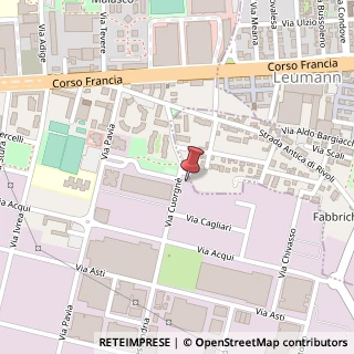 Mappa Via Cuorgn?, 49, 10098 Rivoli, Torino (Piemonte)