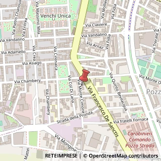 Mappa Via Monte Cimone, n. 7, 10100 Torino, Torino (Piemonte)