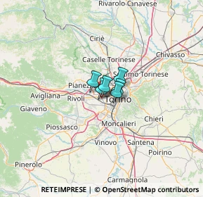 Mappa Via Monte Cimone, 10100 Torino TO, Italia (19.0675)