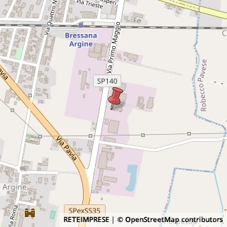 Mappa Via Primo Maggio, 29, 27042 Bressana Bottarone, Pavia (Lombardia)
