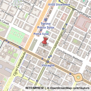 Mappa Via Sant'Antonio da Padova, 10, 10121 Torino, Torino (Piemonte)