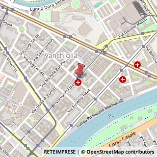 Mappa Via Vanchiglia,  28, 10124 Torino, Torino (Piemonte)
