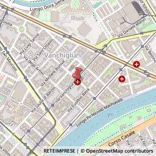 Mappa Via Vanchiglia, 24, 10124 Torino, Torino (Piemonte)