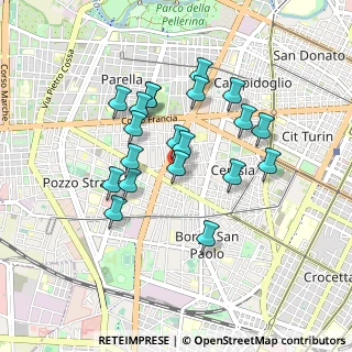 Mappa Via Frassineto, 10139 Torino TO, Italia (0.774)