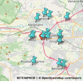 Mappa Via Giovanni Camandona, 10090 Rivoli TO, Italia (3.39)