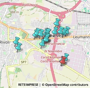 Mappa Via Giovanni Camandona, 10090 Rivoli TO, Italia (0.6105)