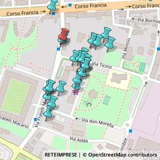 Mappa Via Giovanni Camandona, 10090 Rivoli TO, Italia (0.07143)