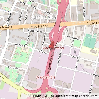 Mappa Via Caluso, 36, 10098 Rivoli, Torino (Piemonte)