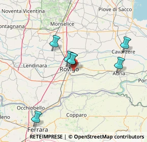 Mappa 45010 Rovigo RO, Italia (33.732)
