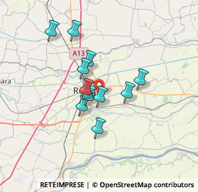 Mappa 45010 Rovigo RO, Italia (5.28909)