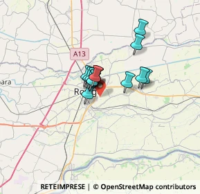 Mappa 45010 Rovigo RO, Italia (3.89857)