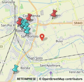 Mappa 45010 Rovigo RO, Italia (2.29909)
